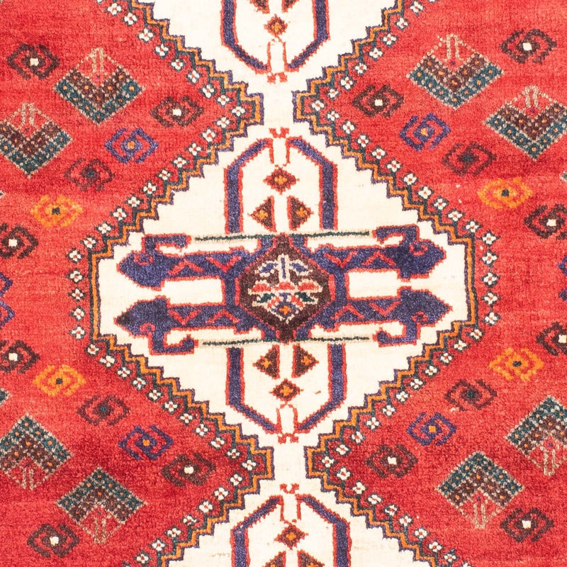 Shiraz Teppich 110x145cm - Perserteppich - dunkelrot