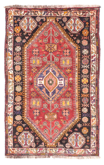 Shiraz Teppich 105x150cm - Perserteppich - dunkelrot