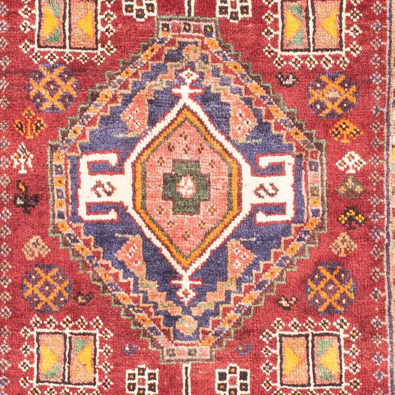 Shiraz Teppich 105x150cm - Perserteppich - dunkelrot