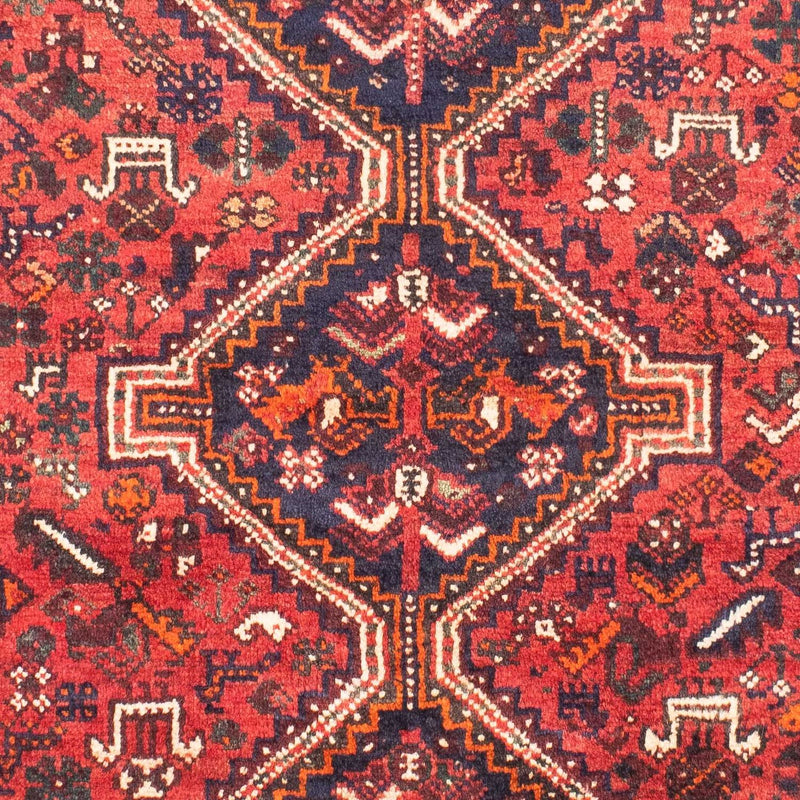 Shiraz Teppich 125x187cm - Perserteppich - dunkelrot