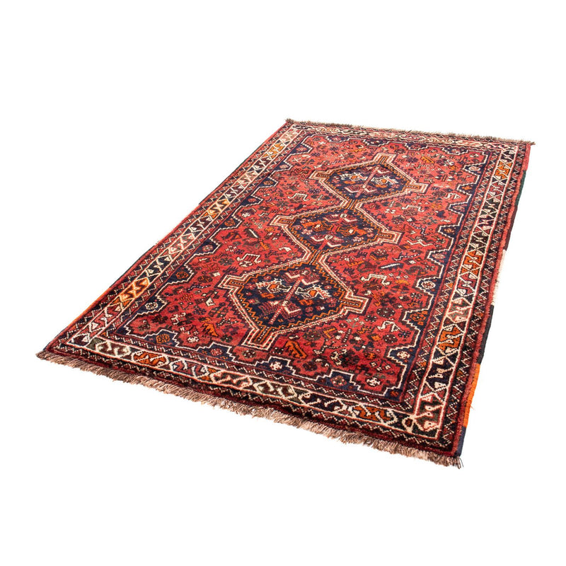 Shiraz Teppich 125x187cm - Perserteppich - dunkelrot