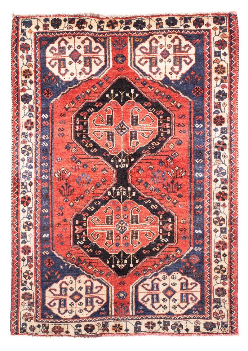 Shiraz Teppich 115x170cm - Perserteppich - hellrot