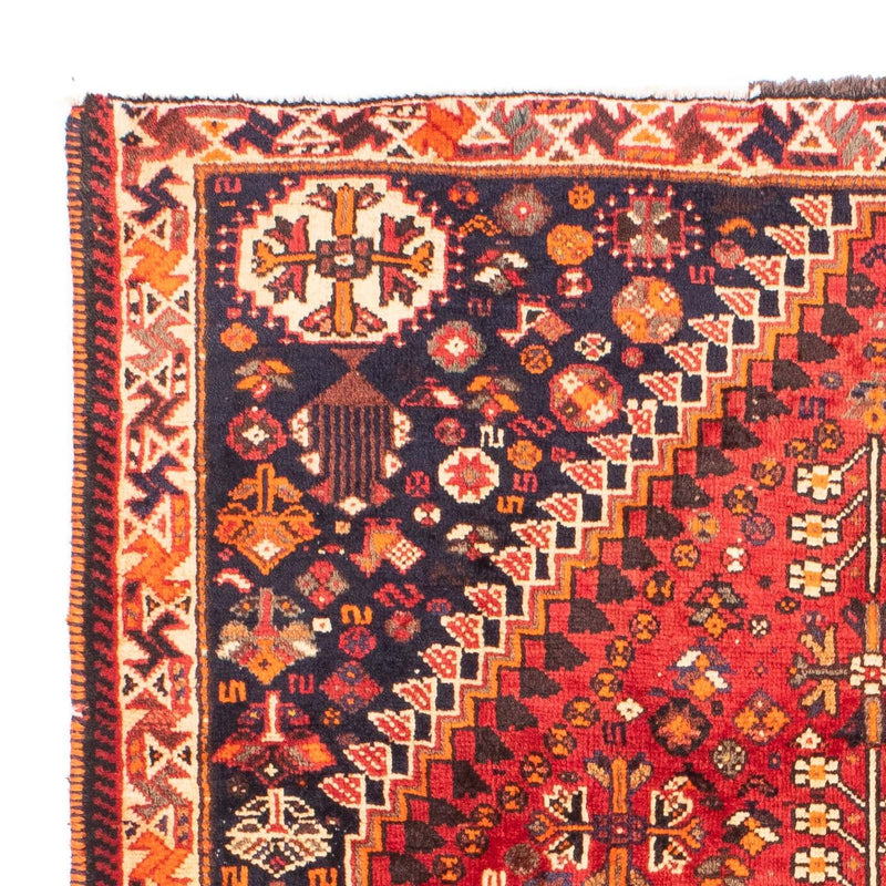 Shiraz Teppich 115x165cm - Perserteppich - dunkelrot