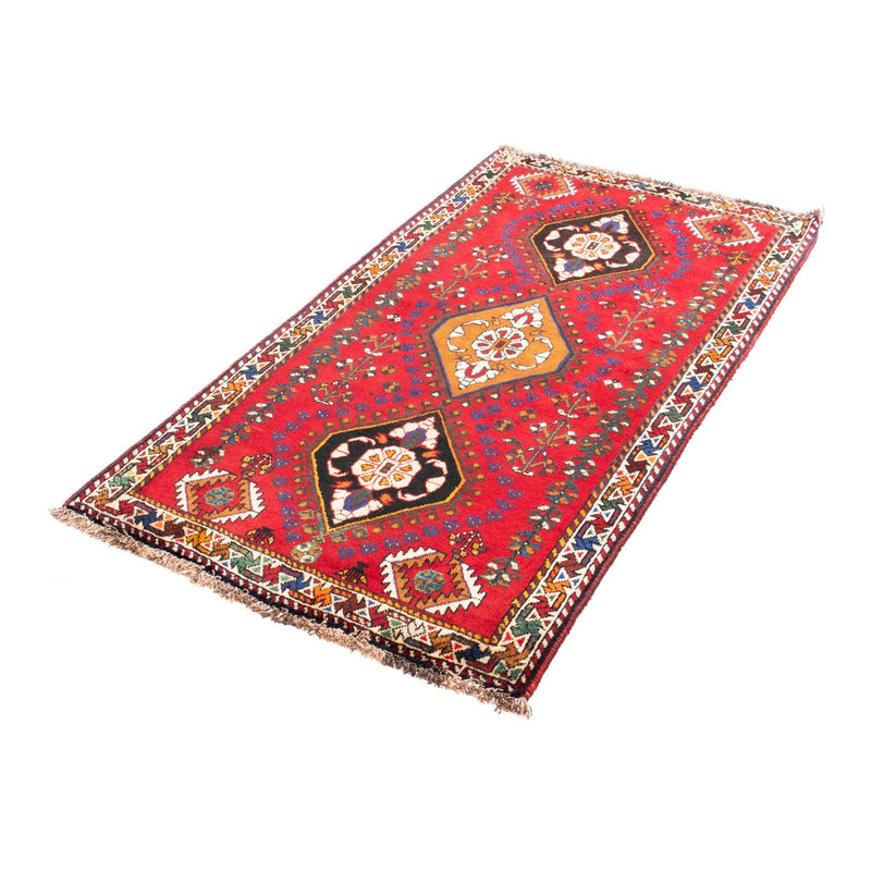 Shiraz Teppich 83x157cm - Perserteppich - dunkelrot