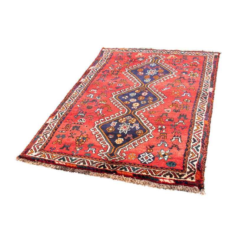 Shiraz Teppich 117x170cm - Perserteppich - dunkelrot