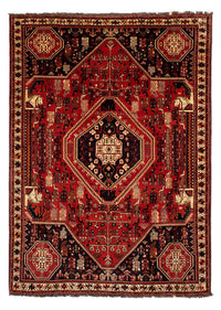 Shiraz Teppich 208x290cm - Perserteppich - dunkelrot – product image