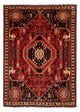 Shiraz Teppich 208x290cm - Perserteppich - dunkelrot