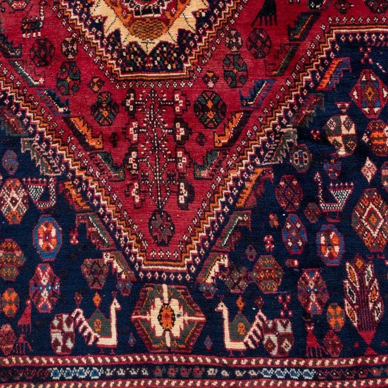 Shiraz Teppich 200x290cm - Perserteppich - rot