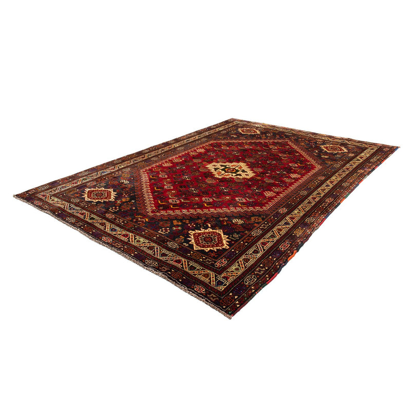 Shiraz Teppich 210x295cm - Perserteppich - dunkelrot