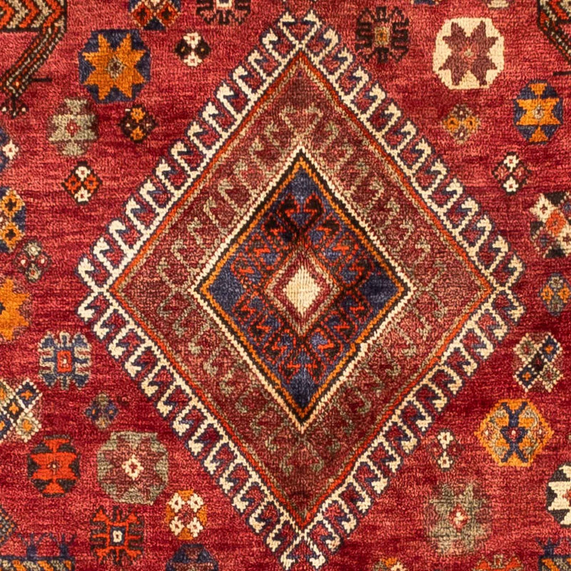 Shiraz Teppich 155x260cm - Perserteppich - dunkelrot