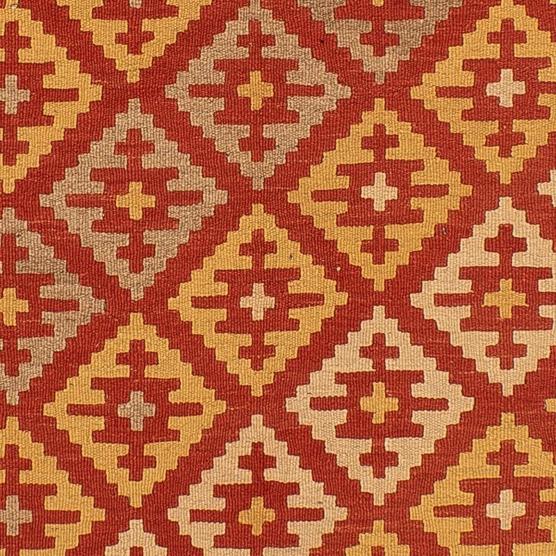 Kelim Fars Teppich 150x205cm - dunkelrot