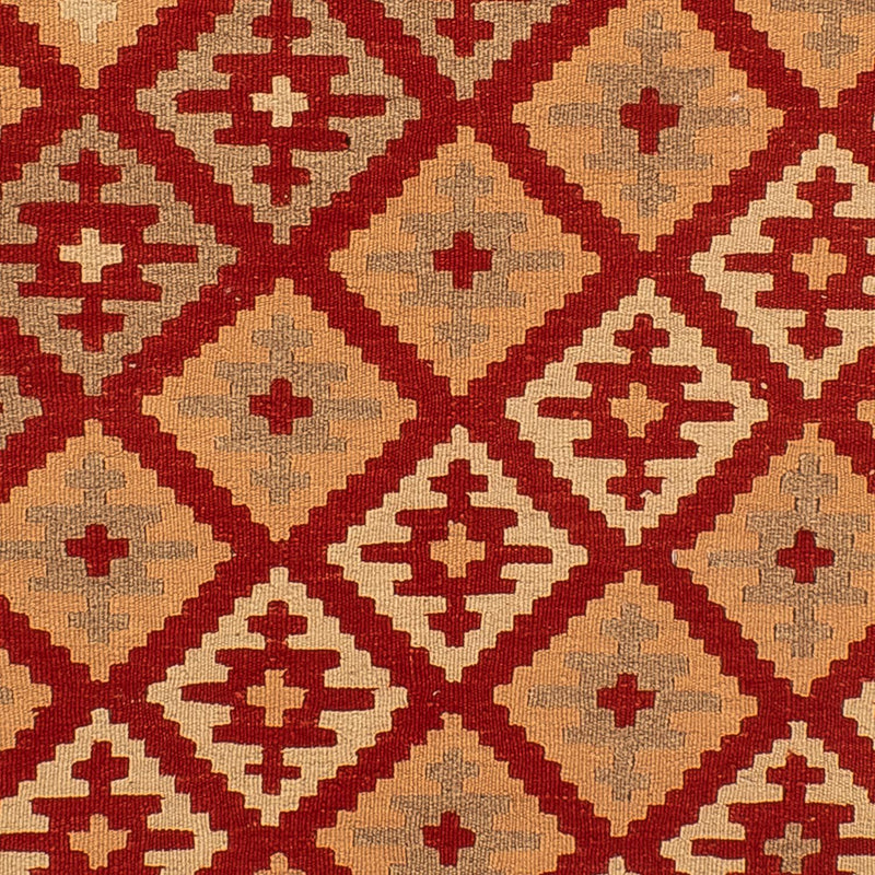 Kelim Fars Teppich 145x212cm - dunkelrot