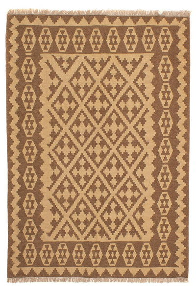 Kelim Fars Teppich 165x203cm - hellbraun