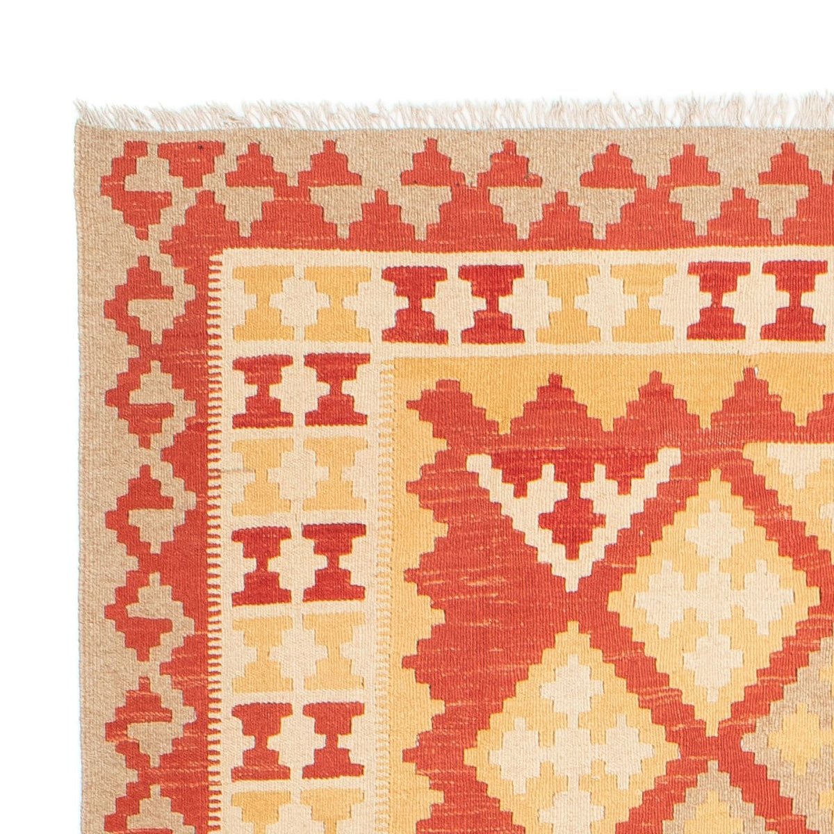Kelim Fars Teppich 168x255cm - mehrfarbig