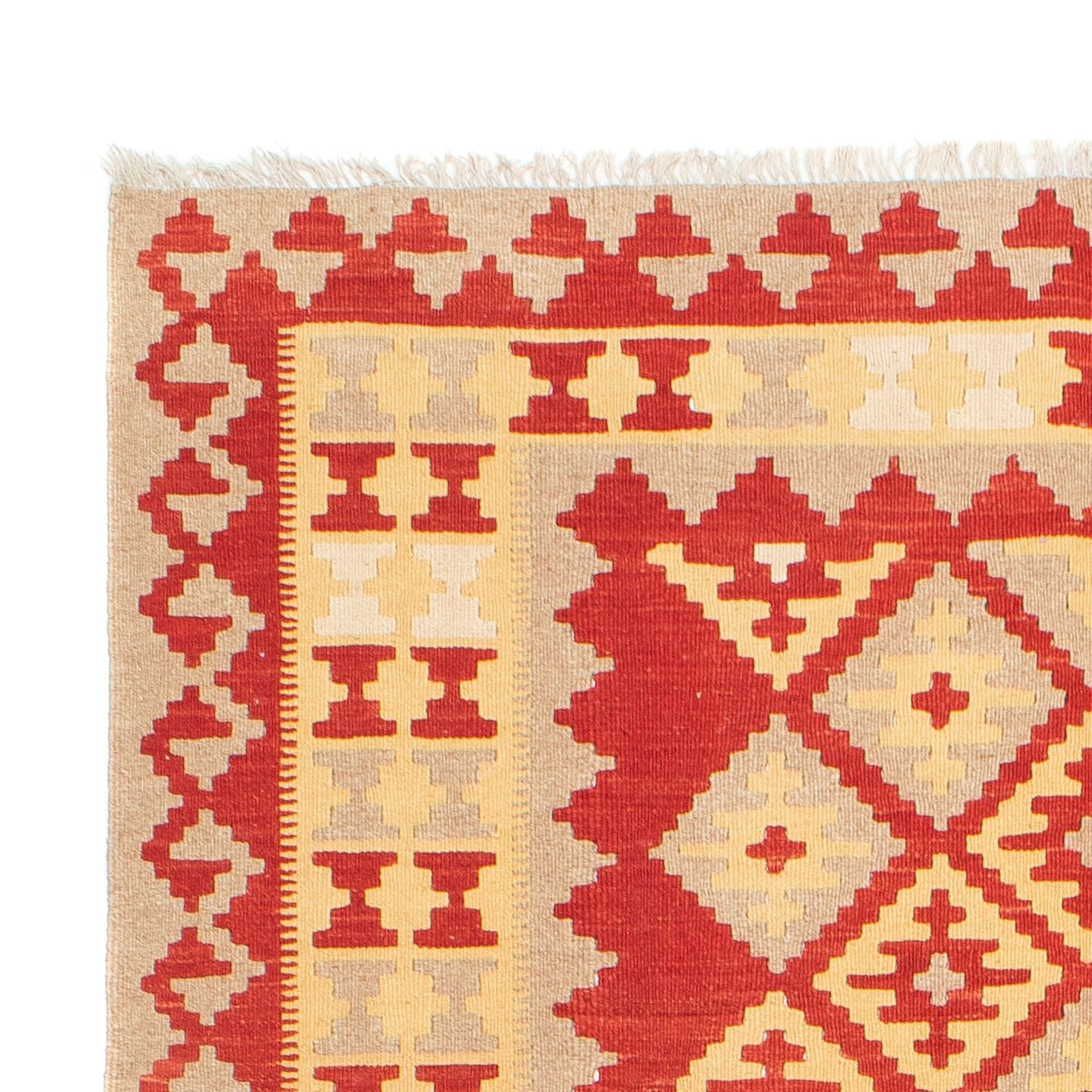 Kelim Fars Teppich 165x246cm - mehrfarbig