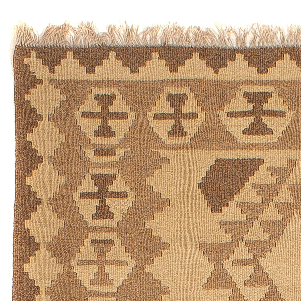Kelim Fars Teppich 150x217cm - hellbraun