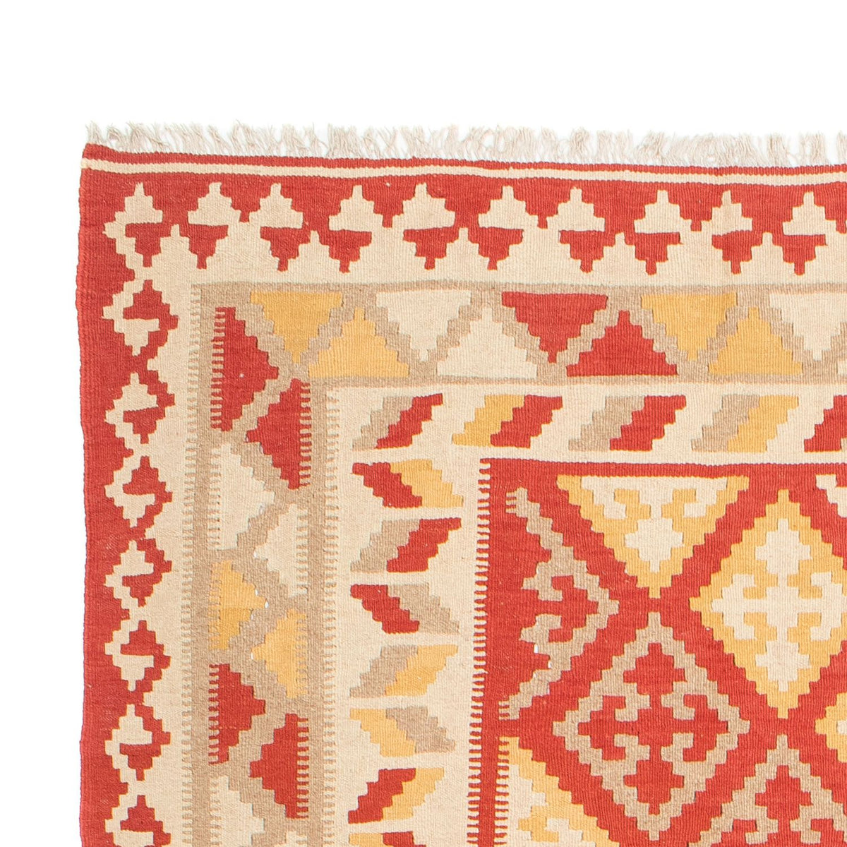 Kelim Fars Teppich 203x311cm - mehrfarbig