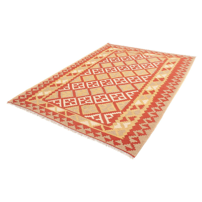 Kelim Fars Teppich 152x215cm - rot