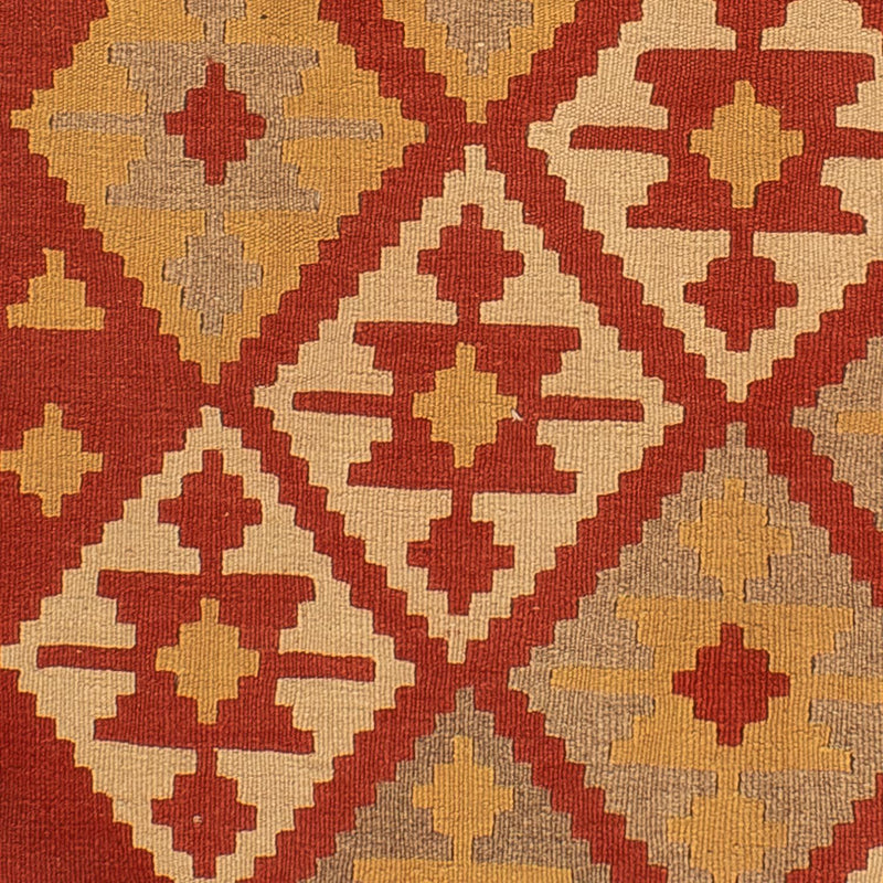 Kelim Fars Teppich 150x198cm - rot