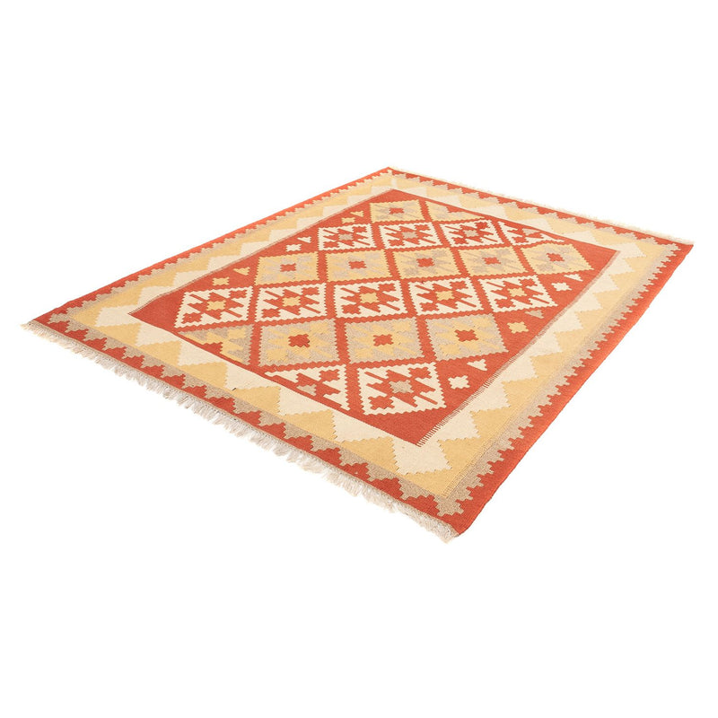 Kelim Fars Teppich 150x198cm - rot