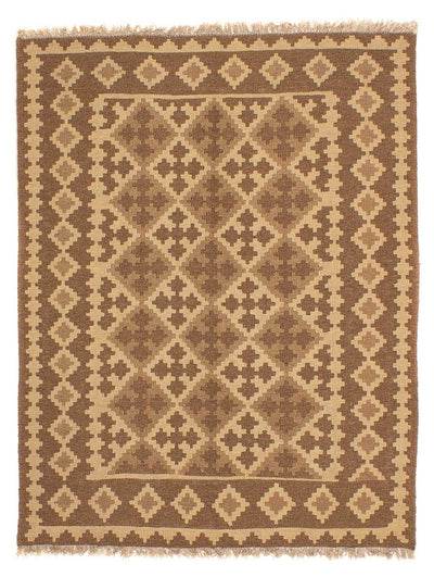 Kelim Fars Teppich 145x192cm - hellbraun