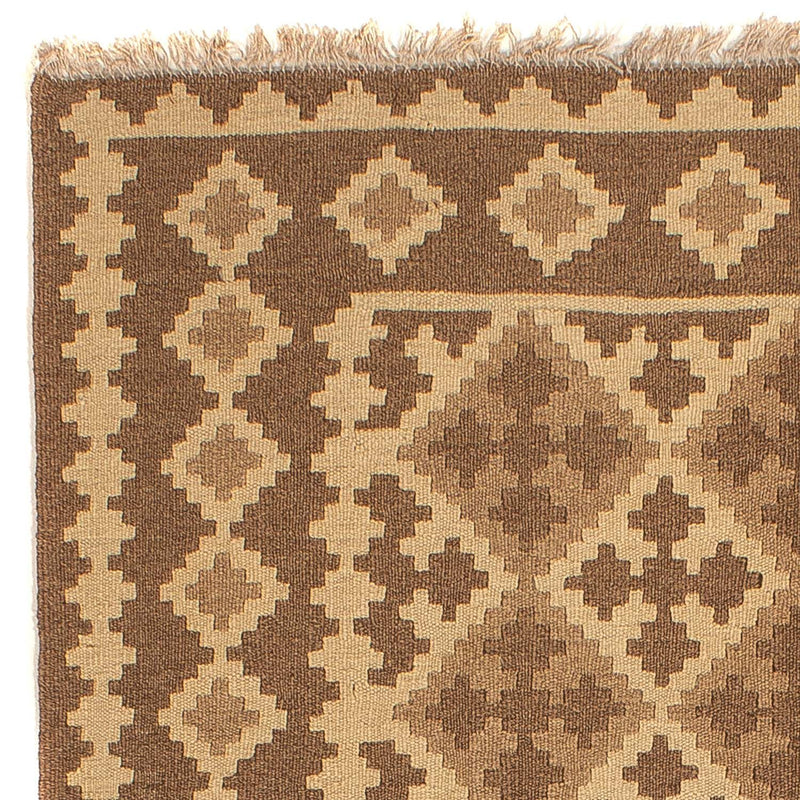 Kelim Fars Teppich 145x192cm - hellbraun
