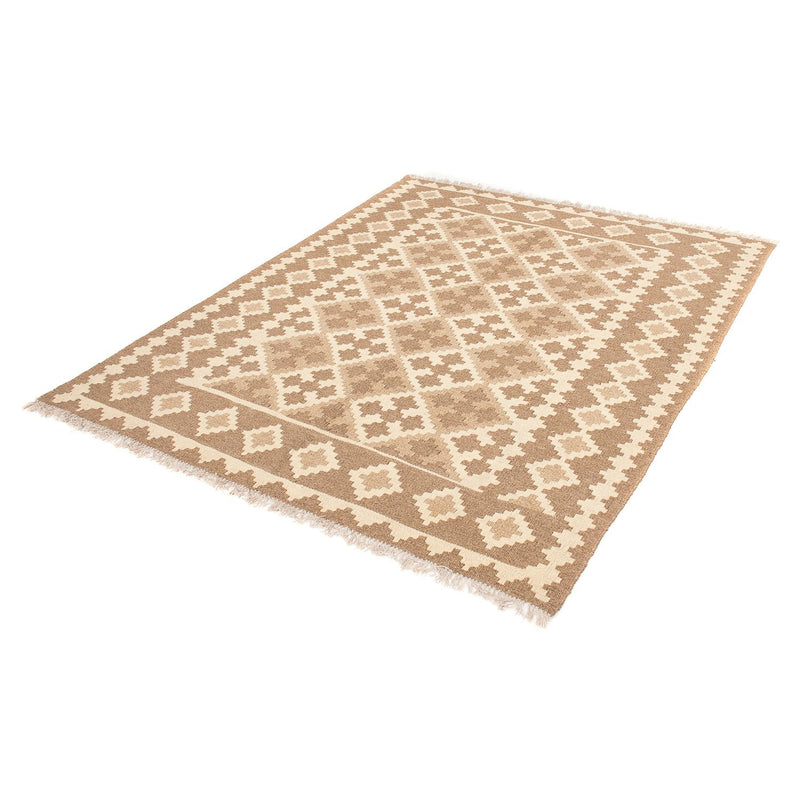 Kelim Fars Teppich 145x192cm - hellbraun