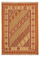 Kelim Fars Teppich 146x198cm - hellbraun