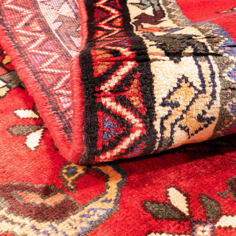 Shiraz Teppich 123x158cm - Perserteppich - dunkelrot