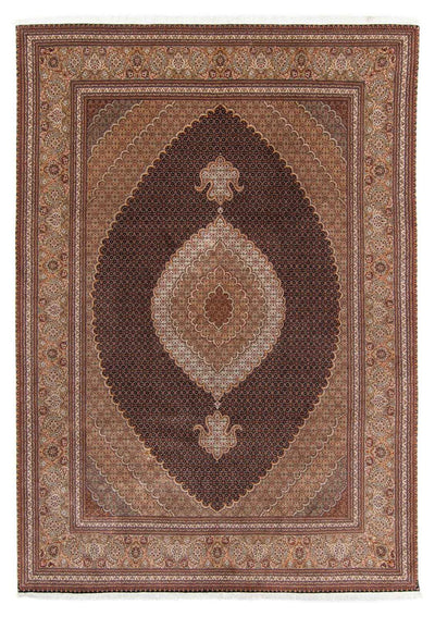 Täbriz - 50 Raj Teppich 250x357cm - Perserteppich - braun