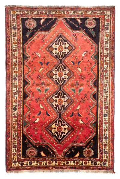 Shiraz Teppich 195x290cm - Perserteppich - hellrot