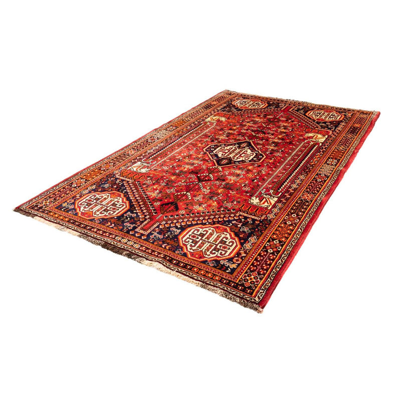 Shiraz Teppich 155x250cm - Perserteppich - dunkelrot