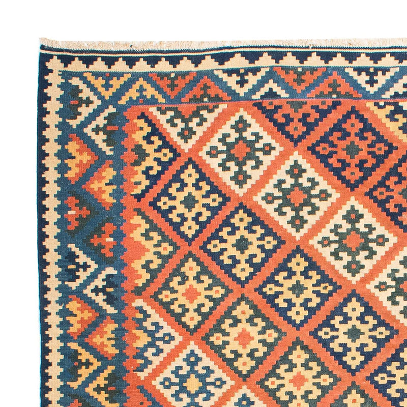 Kelim Fars Teppich 218x265cm - mehrfarbig