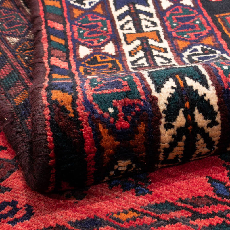 Shiraz Teppich 210x296cm - Perserteppich - hellrot