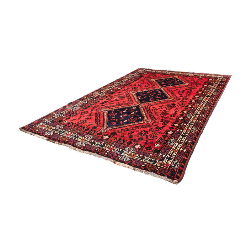 Shiraz Teppich 210x296cm - Perserteppich - hellrot