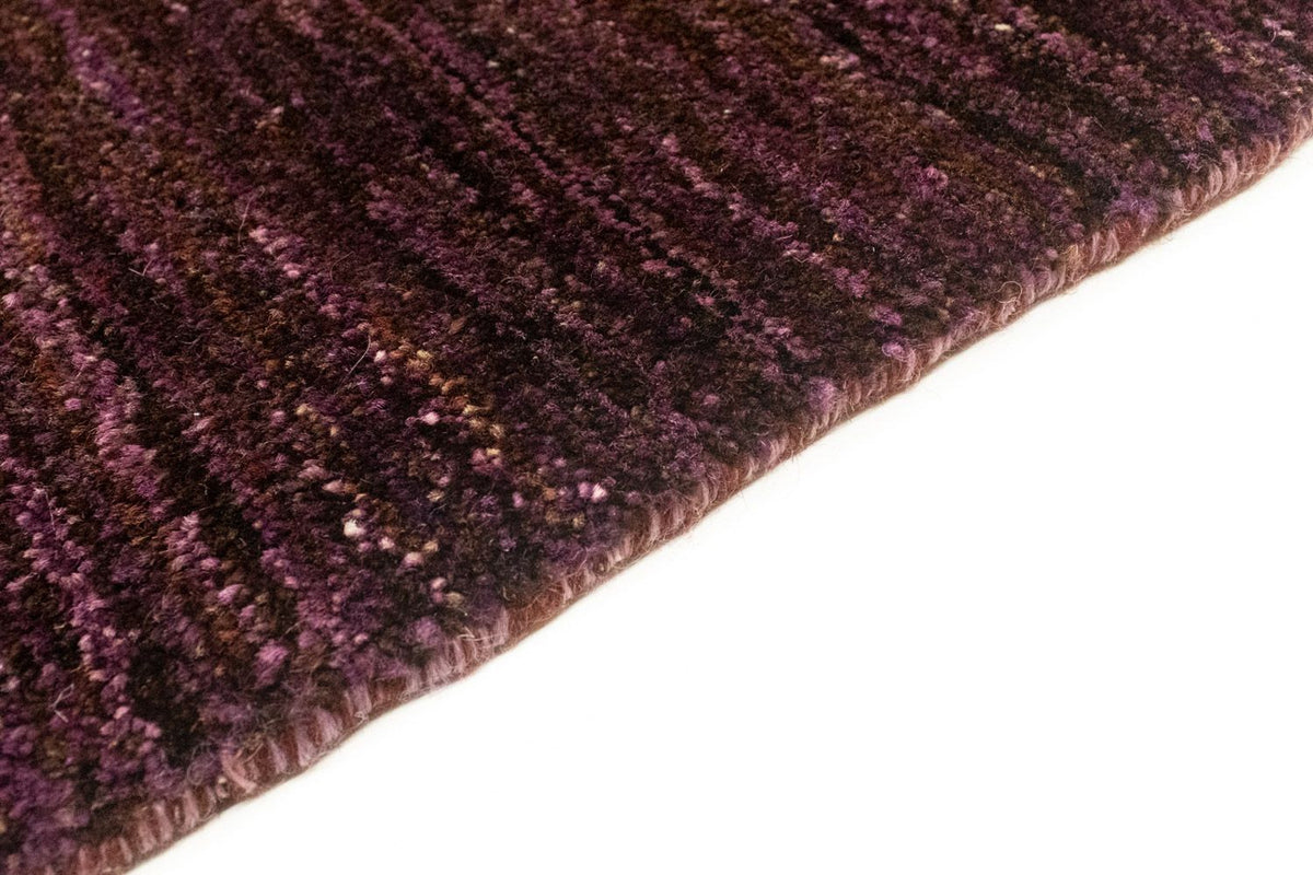 Gabbeh Teppich Indus 168x247cm - Wollteppich - dunkelrot