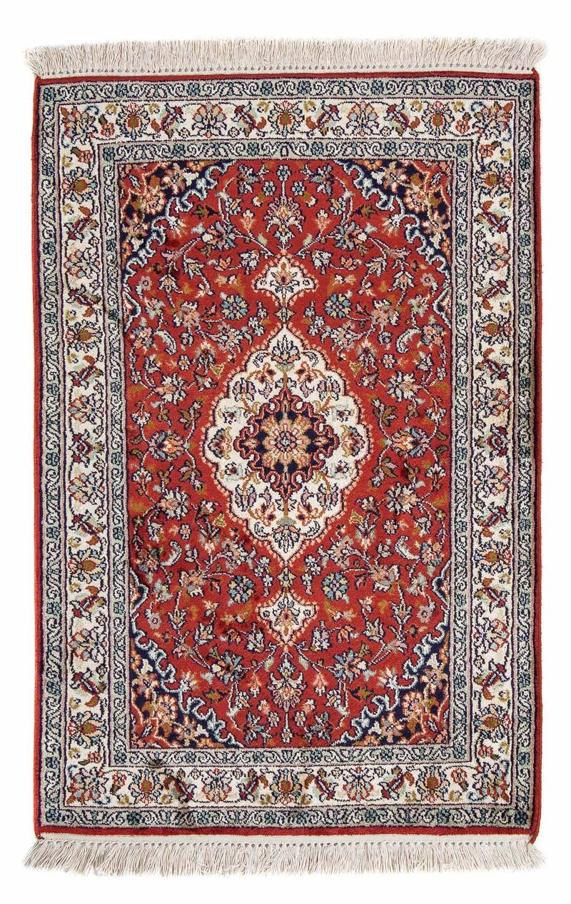 Kaschmar Teppich 63x94cm - Orientteppich - dunkelrot