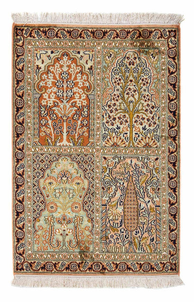 Kaschmar Teppich 67x95cm - Orientteppich - mehrfarbig