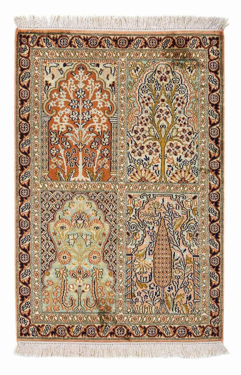 Kaschmar Teppich 67x95cm - Orientteppich - mehrfarbig