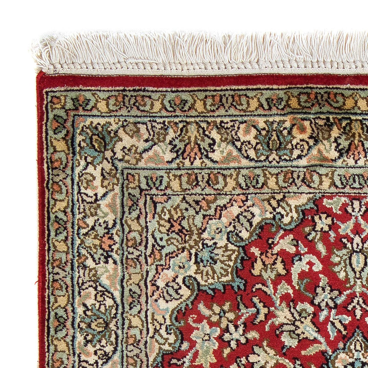 Kaschmar Teppich 62x95cm - Orientteppich - dunkelrot