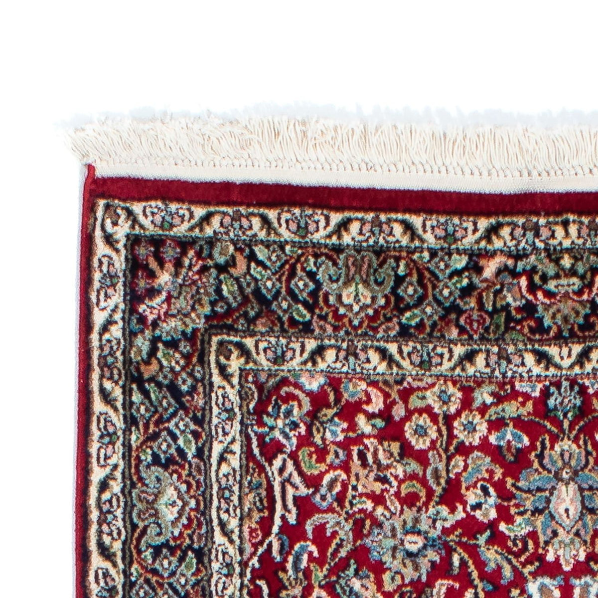 Kaschmar Teppich 65x203cm - Perserteppich - dunkelrot