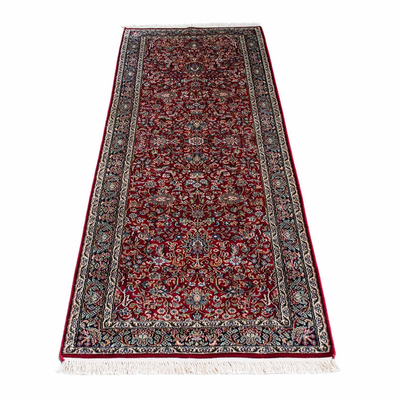 Kaschmar Teppich 65x203cm - Perserteppich - dunkelrot