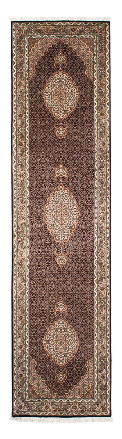 Täbriz Teppich 82x302cm - Perserteppich - dunkelblau