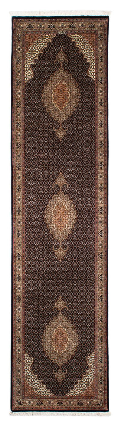 Täbriz Teppich 77x295cm - Perserteppich - dunkelblau