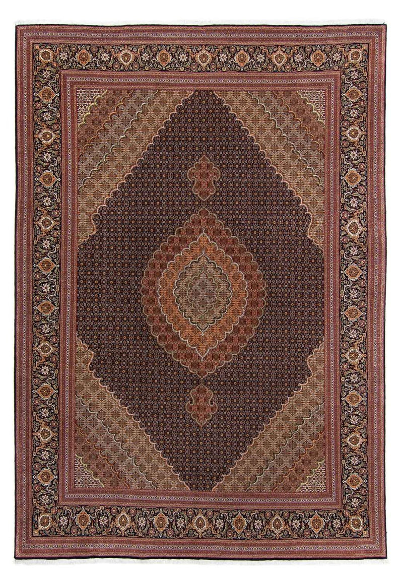 Täbriz Teppich 252x359cm - Perserteppich - braun