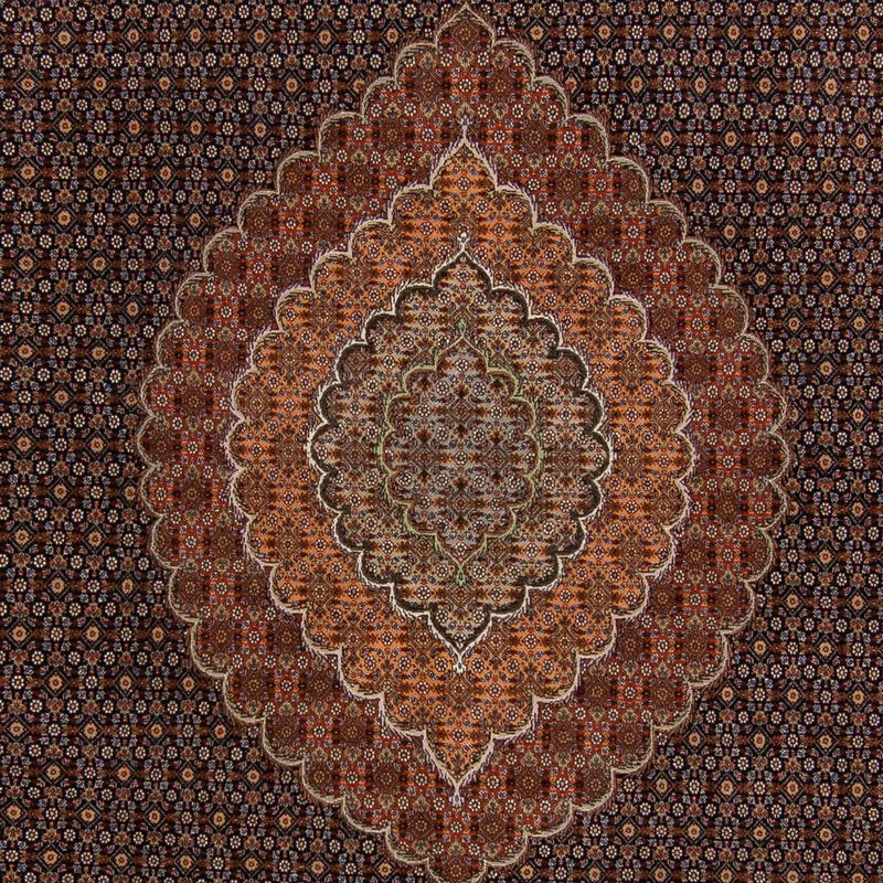 Täbriz Teppich 252x359cm - Perserteppich - braun