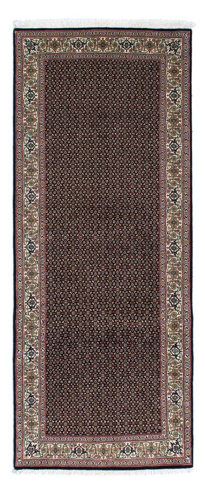 Täbriz Teppich 85x209cm - Perserteppich - dunkelblau