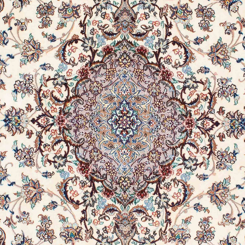 Isfahan Teppich 130x201cm - Perserteppich - beige