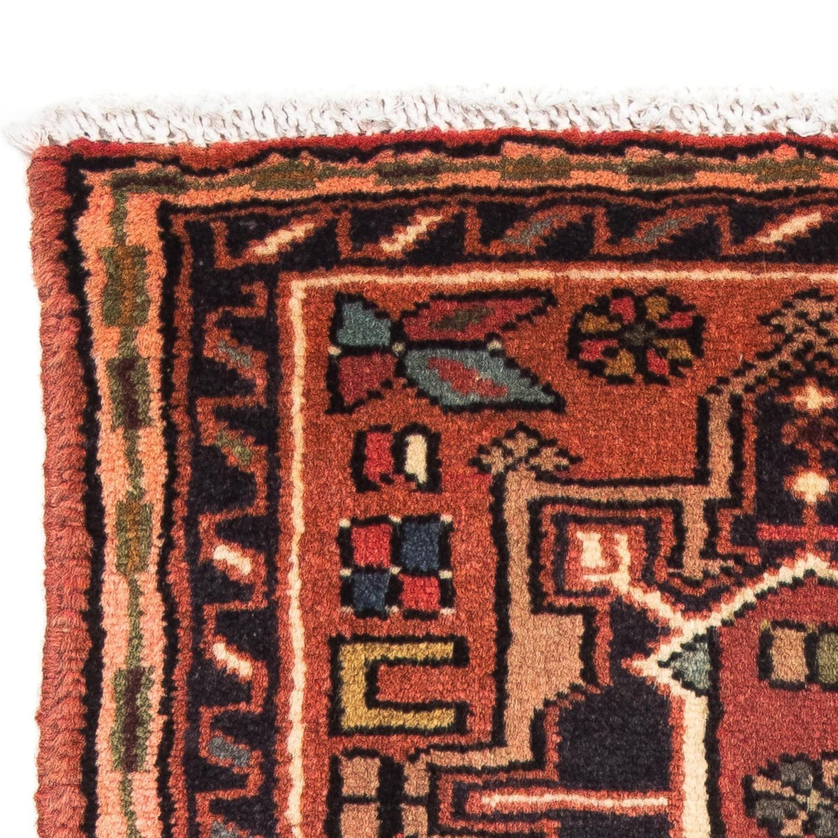 Qaraja Teppich 55x108cm - Perserteppich - braun
