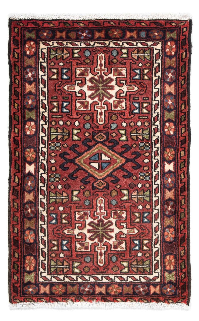Qaraja Teppich 70x105cm - Perserteppich - braun